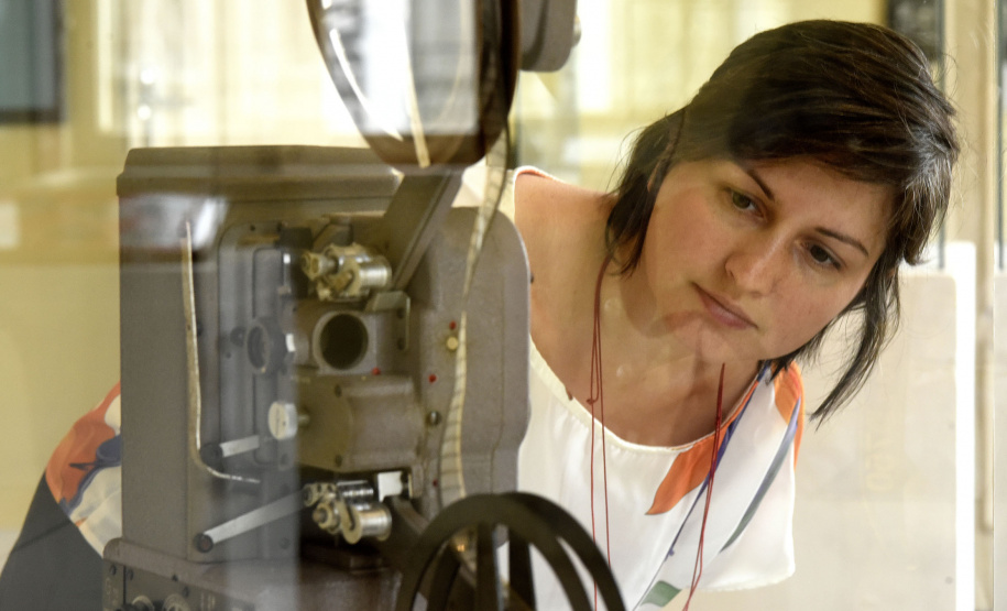 Cristiane Senn, diretora do Museu da Imagem e do Som do Paraná(MIS).

Foto: Kraw Penas/SEEC