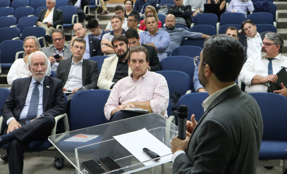 Com a participação do vice-governador Darci Piana, a administração dos Portos do Paraná fez uma apresentação nesta terça-feira (16) para representantes do setor produtivo do Estado sobre o cenário atual da atividade portuária no Paraná