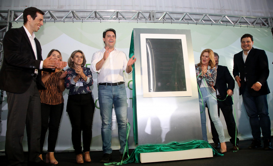 Governador Carlos Massa Ratinho Júnior visita a fábrica da Klabin em Ortigueira, na assinatura de convênio com a empresa e a prefeitura do município para a construção da Escola Técnica de Operação Florestal e Agrícola. - Ortigueira, 16/04/2019 - Foto: Jaelson Lucas/ANPr