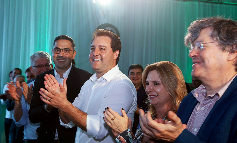 Governador Carlos Massa Ratinho Júnior visita a fábrica da Klabin em Ortigueira, na assinatura de convênio com a empresa e a prefeitura do município para a construção da Escola Técnica de Operação Florestal e Agrícola. - Ortigueira, 16/04/2019 - Foto: Jaelson Lucas/ANPr