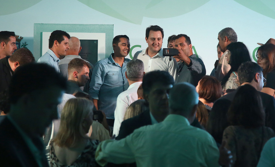 Governador Carlos Massa Ratinho Júnior visita a fábrica da Klabin em Ortigueira, na assinatura de convênio com a empresa e a prefeitura do município para a construção da Escola Técnica de Operação Florestal e Agrícola. - Ortigueira, 16/04/2019 - Foto: Jaelson Lucas/ANPr