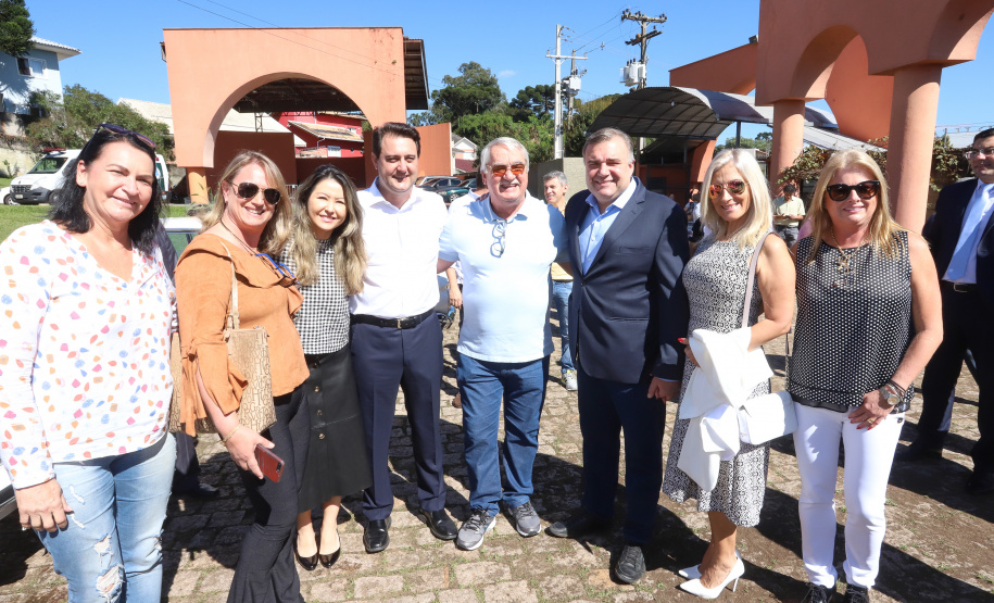 O governador Carlos Massa Ratinho Junior e o ministro da Cidadania, Osmar Terra, lançam o programa Criança Feliz . Curitiba, 18/04/2019 - Foto: Rodrigo Felix Leal/ANPr