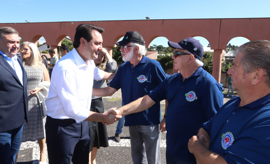 O governador Carlos Massa Ratinho Junior e o ministro da Cidadania, Osmar Terra, lançam o programa Criança Feliz . Curitiba, 18/04/2019 - Foto: Rodrigo Felix Leal/ANPr