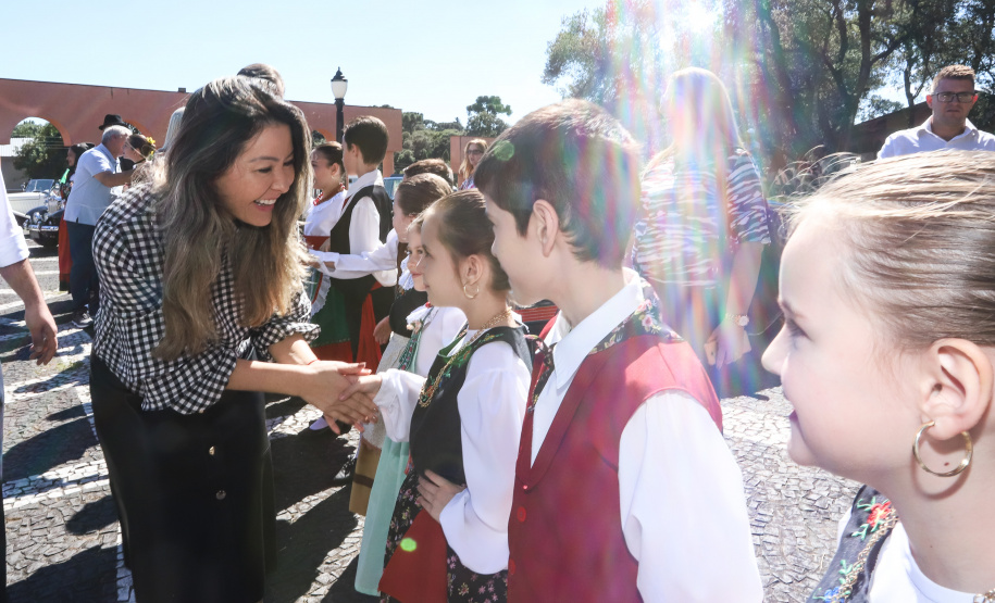 O governador Carlos Massa Ratinho Junior e o ministro da Cidadania, Osmar Terra, lançam o programa Criança Feliz . Curitiba, 18/04/2019 - Foto: Rodrigo Felix Leal/ANPr