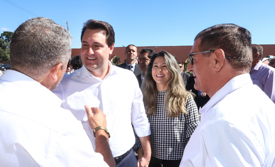 O governador Carlos Massa Ratinho Junior e o ministro da Cidadania, Osmar Terra, lançam o programa Criança Feliz . Curitiba, 18/04/2019 - Foto: Rodrigo Felix Leal/ANPr