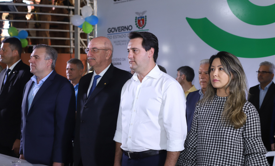 O governador Carlos Massa Ratinho Junior e o ministro da Cidadania, Osmar Terra, lançam o programa Criança Feliz . Curitiba, 18/04/2019 - Foto: Rodrigo Felix Leal/ANPr
