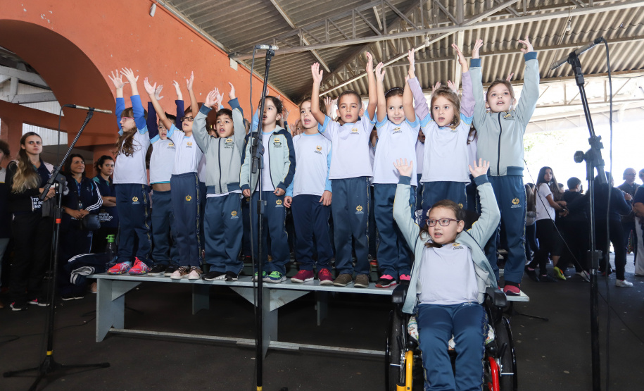 O governador Carlos Massa Ratinho Junior e o ministro da Cidadania, Osmar Terra, lançam o programa Criança Feliz . Curitiba, 18/04/2019 - Foto: Rodrigo Felix Leal/ANPr