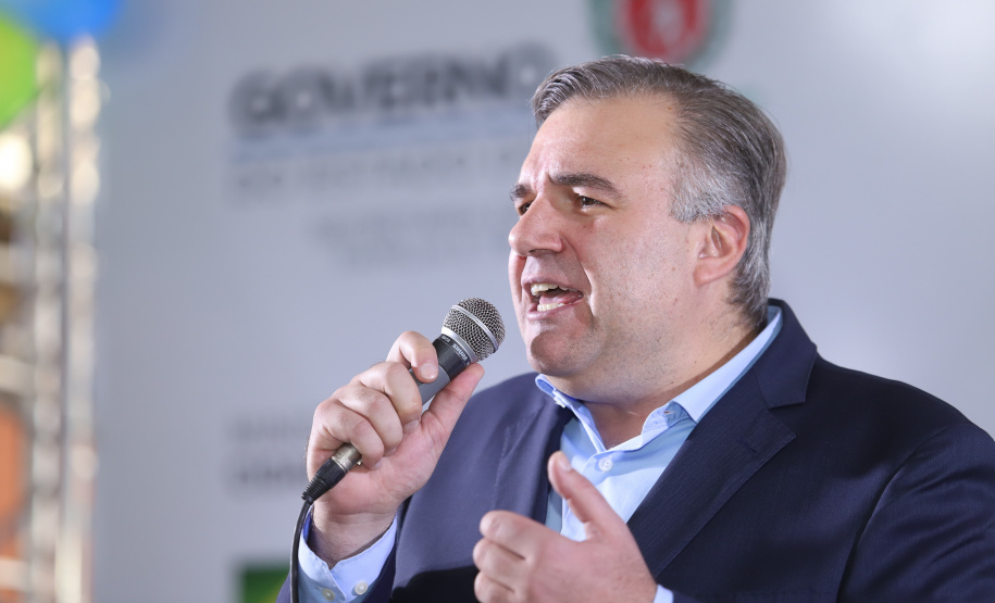 O governador Carlos Massa Ratinho Junior e o ministro da Cidadania, Osmar Terra, lançam o programa Criança Feliz . Curitiba, 18/04/2019 - Foto: Rodrigo Felix Leal/ANPr