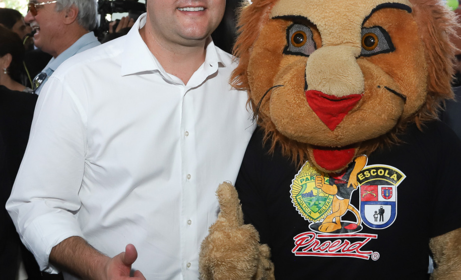 O governador Carlos Massa Ratinho Junior e o ministro da Cidadania, Osmar Terra, lançam o programa Criança Feliz . Curitiba, 18/04/2019 - Foto: Rodrigo Felix Leal/ANPr