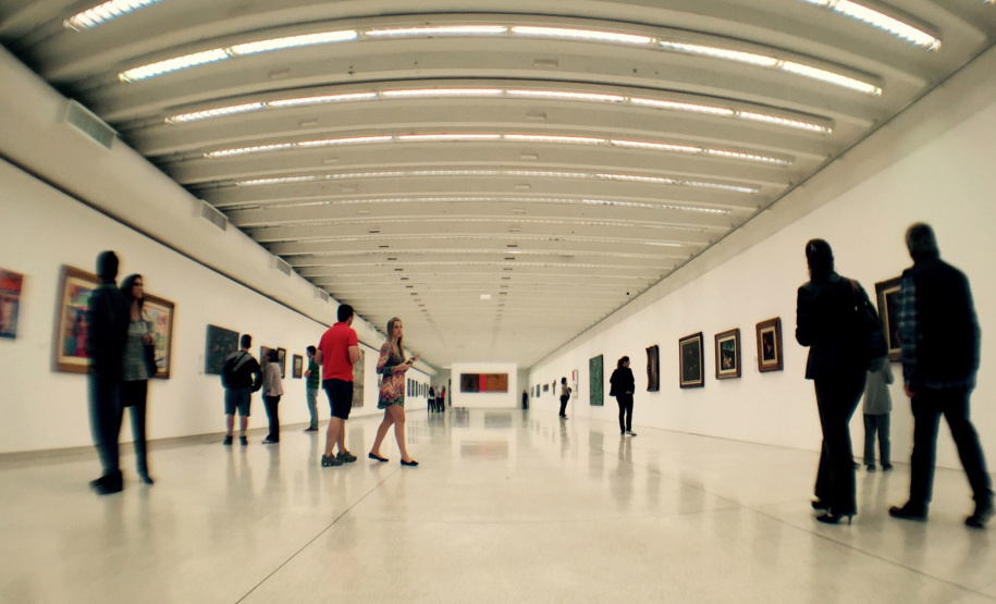 A equipe do Museu Oscar Niemeyer preparou algumas atividades para esta quarta-feira (24), dia da semana em que a entrada no MON é sempre gratuita.Foto: José Fernando Ogura/ANPr