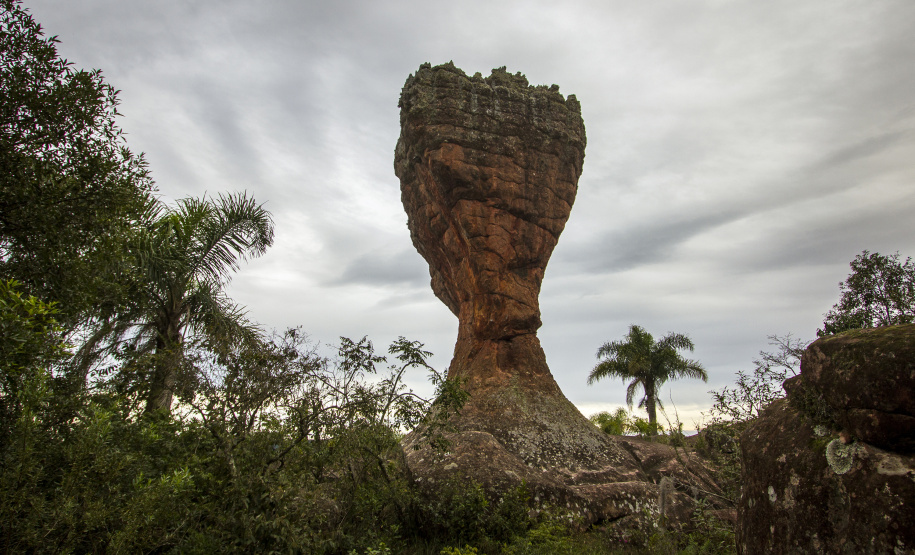 Parque Estadual Vilha Velha. Ponta Grossa, . Foto: Pedro Ribas/Arquivo ANPr