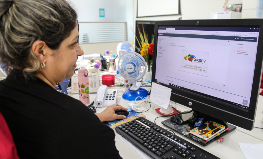 Escola de Gestão do Governo do Paraná. Treinamento  SICONV do Governo Federal,  nesta sexta-feira (26).   Curitiba, 26/04/2019 -  Foto: Geraldo Bubniak/ANPr