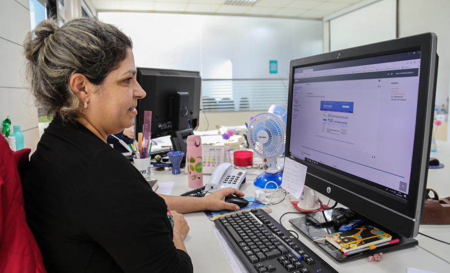 Escola de Gestão do Governo do Paraná. Treinamento  SICONV do Governo Federal,  nesta sexta-feira (26).   Curitiba, 26/04/2019 -  Foto: Geraldo Bubniak/ANPr