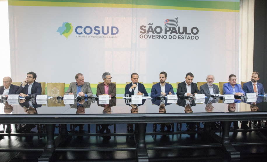 Governador em exercício Darcia Piana participa em São Paulo, junto com o governador João Dória e demais governadores e secretários da reunião do Conselho de Integração Sul e Sudeste ( Cosud)  -  São Paulo/SP, 27/04/2019.  -  Foto: Governo do Estado de São Paulo