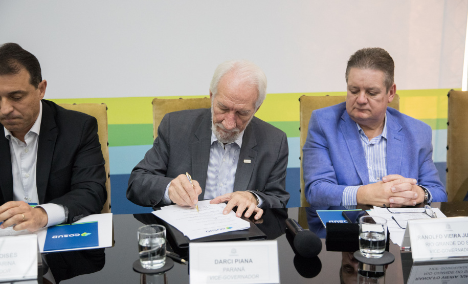 Governador em exercício Darcia Piana participa em São Paulo, junto com o governador João Dória e demais governadores e secretários da reunião do Conselho de Integração Sul e Sudeste ( Cosud)  -  São Paulo/SP, 27/04/2019.  -  Foto: Governo do Estado de São Paulo