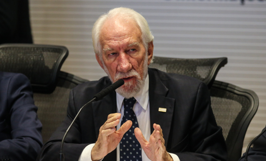 O vice governador Darci Piana participa de reunião com representantes dos servidores publicos  no Palácio Iguaçu,  nesta segunda-feira (29).   Curitiba, 24/04/2019 -  Foto: Geraldo Bubniak/ANPr
