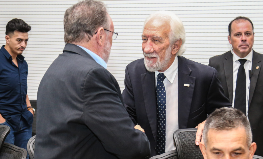 O vice governador Darci Piana participa de reunião com representantes dos servidores publicos  no Palácio Iguaçu,  nesta segunda-feira (29).   Curitiba, 24/04/2019 -  Foto: Geraldo Bubniak/ANPr