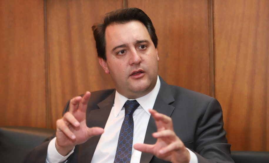 Governador Carlos Massa Ratinho Junior com o ministro da Economia, Paulo Guedes. - Brasília, 29/04/2019 - Foto: Rodrigo Félix Leal/ANPr