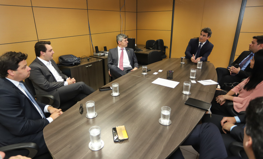 Governador Carlos Massa Ratinho Junior durante reunião com o ministro dos Transportes, Valter Casimiro Silveira - Brasília, 29/04/2019 - Foto: Rodrigo Félix Leal/ANPr