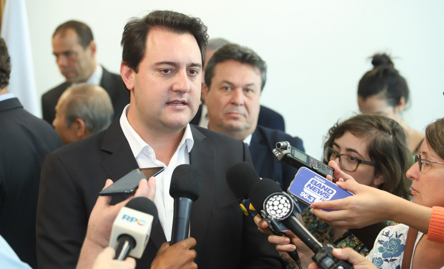 Governador Carlos Massa Ratinho Junior recebe o ministro do Meio Ambiente, Ricardo Salles - Curitiba, 30/04/2019 - Foto: Rodrigo Félix Leal/ANPr