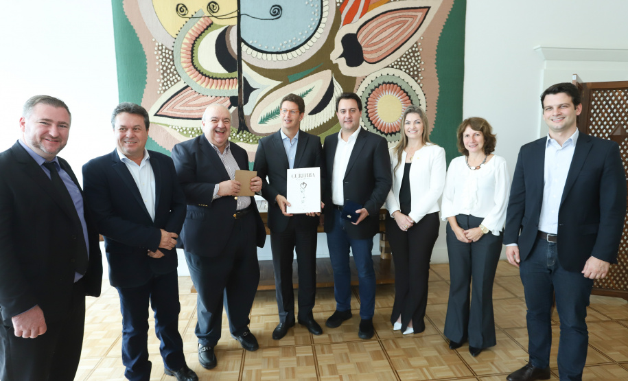 Governador Carlos Massa Ratinho Junior recebe o ministro do Meio Ambiente, Ricardo Salles - Curitiba, 30/04/2019 - Foto: Rodrigo Félix Leal/ANPr