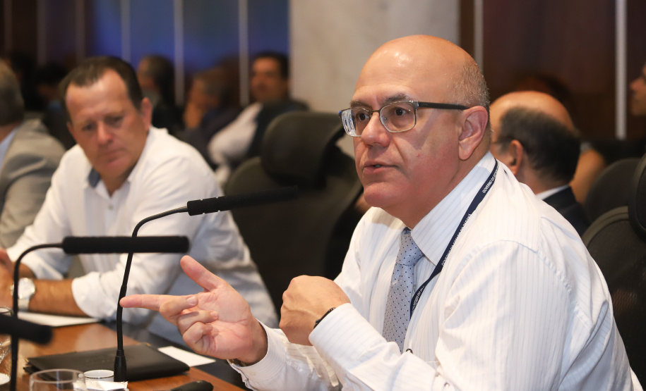 Governador Carlos Massa Ratinho Júnior durante reunião com a equipe de governo.Curitiba, 07-05-19.Foto:Rodrigo Felix Leal / ANPr.