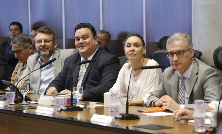 Governador Carlos Massa Ratinho Júnior durante reunião com a equipe de governo.Curitiba, 07-05-19.Foto: Arnaldo Alves / ANPr.