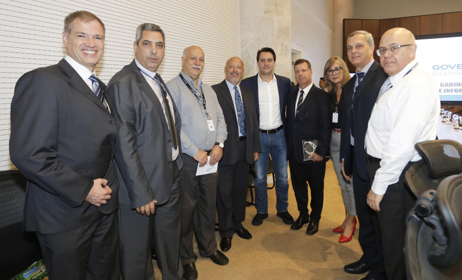 Governador Carlos Massa Ratinho Júnior durante reunião com a equipe de governo.Curitiba, 07-05-19.Foto: Arnaldo Alves / ANPr.