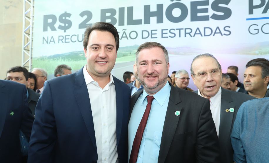 O governador Carlos Massa Ratinho Junior lançou, nesta terça-feira (07), o Programa de Revitalização das Estradas, que vai beneficiar todas as regiões do Paraná. Foto: Rodrigo Felix Leal/ANPr
