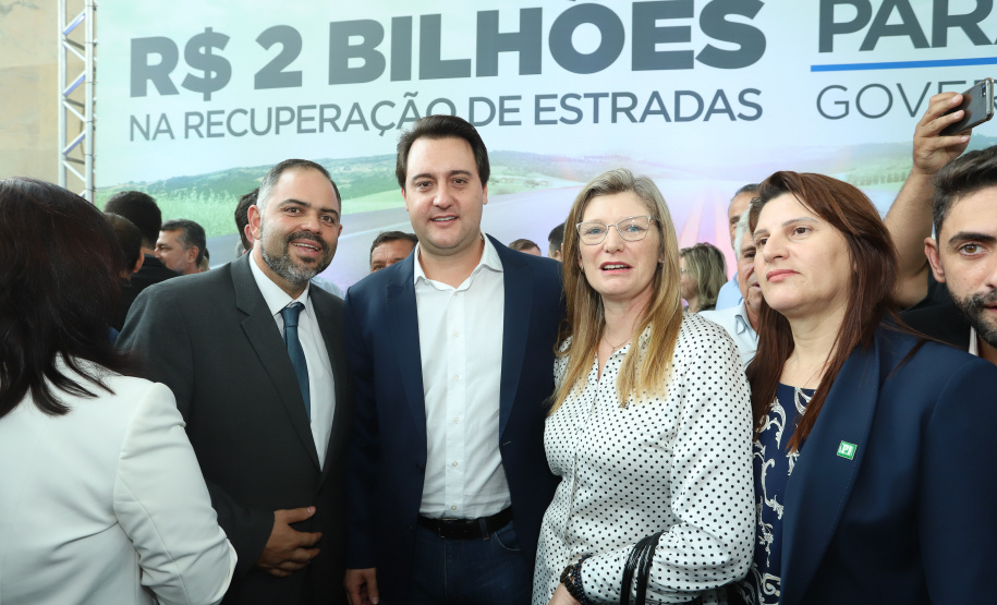 O governador Carlos Massa Ratinho Junior lançou, nesta terça-feira (07), o Programa de Revitalização das Estradas, que vai beneficiar todas as regiões do Paraná. Foto: Rodrigo Felix Leal/ANPr
