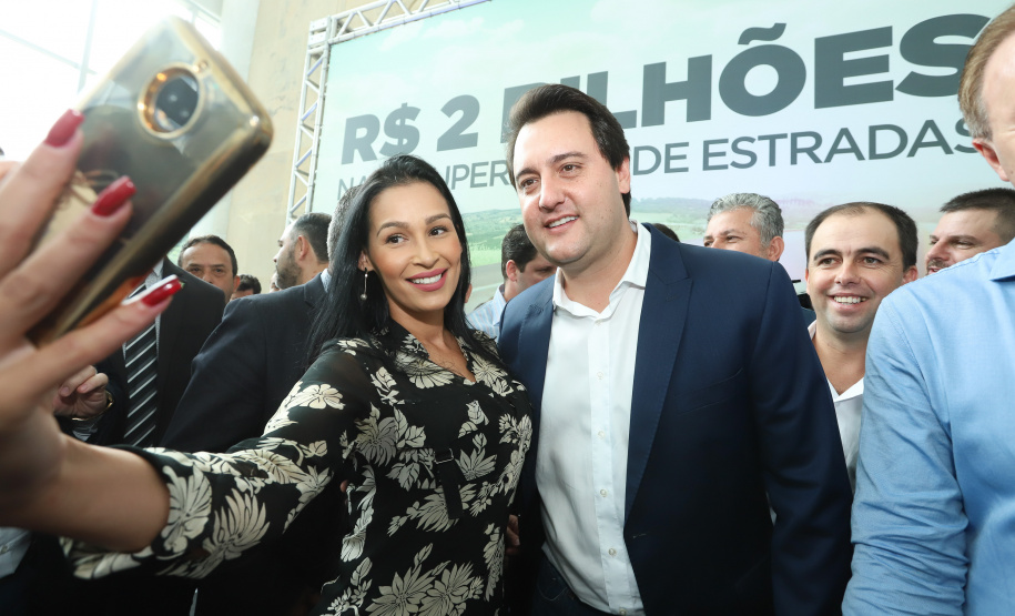 O governador Carlos Massa Ratinho Junior lançou, nesta terça-feira (07), o Programa de Revitalização das Estradas, que vai beneficiar todas as regiões do Paraná. Foto: Rodrigo Felix Leal/ANPr