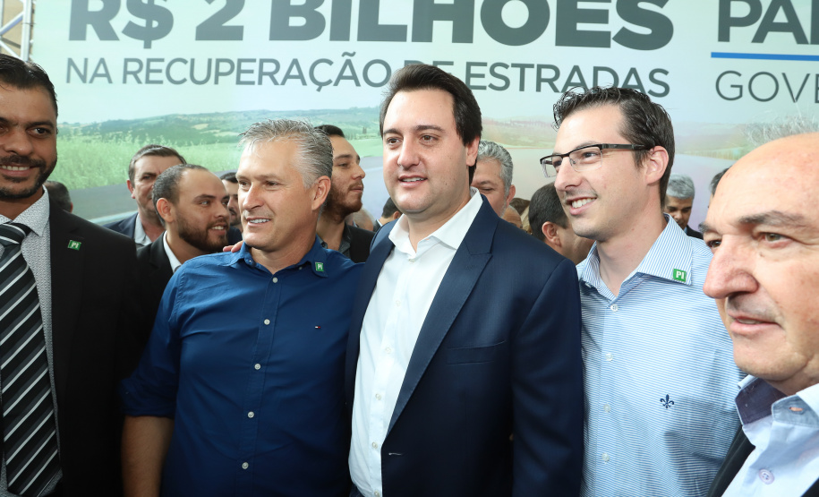 O governador Carlos Massa Ratinho Junior lançou, nesta terça-feira (07), o Programa de Revitalização das Estradas, que vai beneficiar todas as regiões do Paraná. Foto: Rodrigo Felix Leal/ANPr