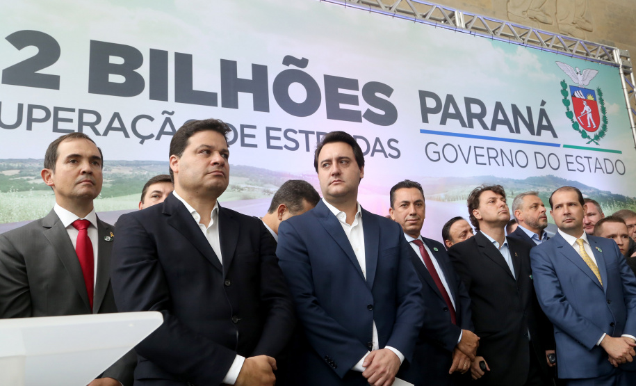 O governador Carlos Massa Ratinho Junior lançou o Programa de Revitalização das Estradas, que vai beneficiar todas as regiões do Paraná.
Foto Gilson Abreu/ANPr
