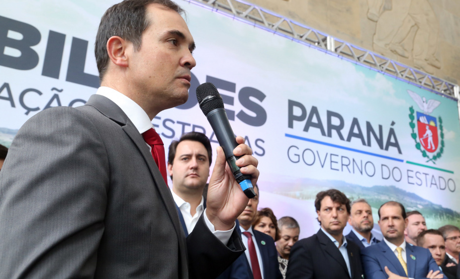 O governador Carlos Massa Ratinho Junior lançou o Programa de Revitalização das Estradas, que vai beneficiar todas as regiões do Paraná.
Foto Gilson Abreu/ANPr