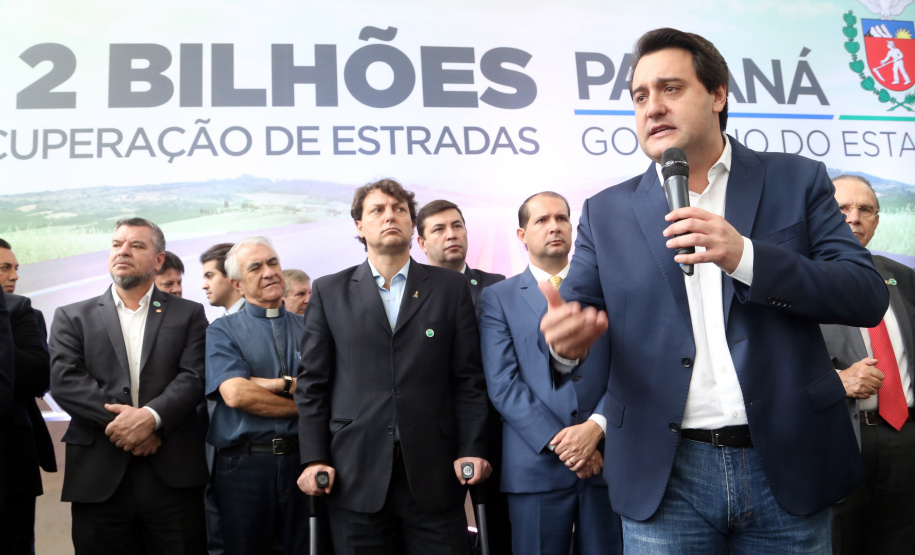 O governador Carlos Massa Ratinho Junior lançou o Programa de Revitalização das Estradas, que vai beneficiar todas as regiões do Paraná.
Foto Gilson Abreu/ANPr