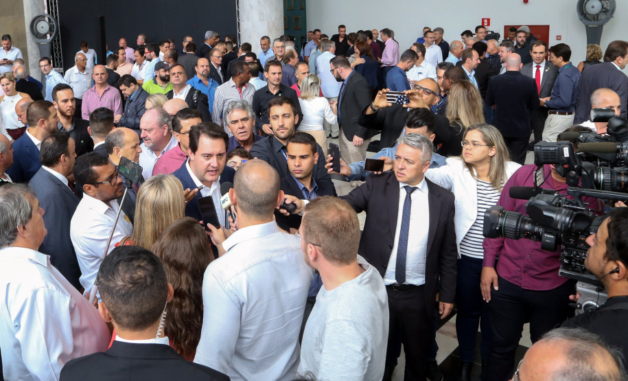 O governador Carlos Massa Ratinho Junior lançou o Programa de Revitalização das Estradas, que vai beneficiar todas as regiões do Paraná.
Foto Gilson Abreu/ANPr