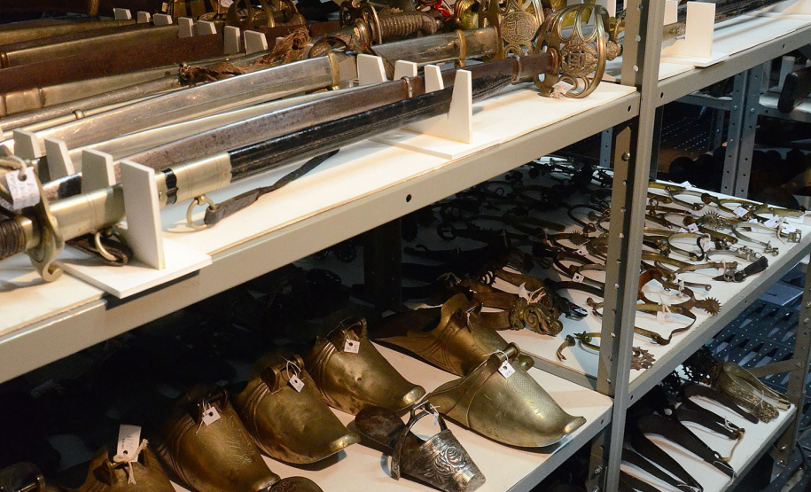 Reserva Técnica do Museu Paranaense.Curitiba, 15 de abril de 2014.Foto: Kraw Penas/ SEEC