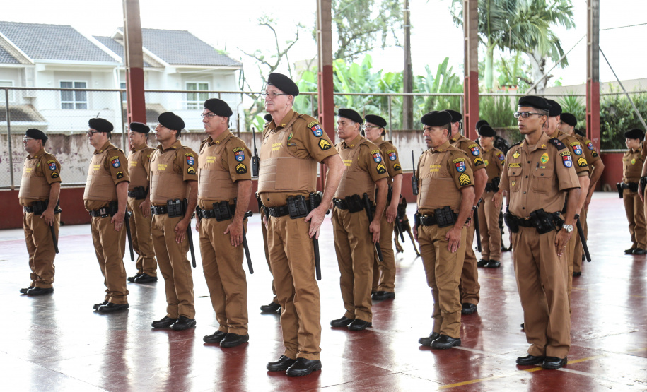 O governador Carlos Massa Ratinho Junior lança o programa Escola Segura. Foz do Iguaçu, 09/05/2019 - Foto: Geraldo Bubniak/ANPr