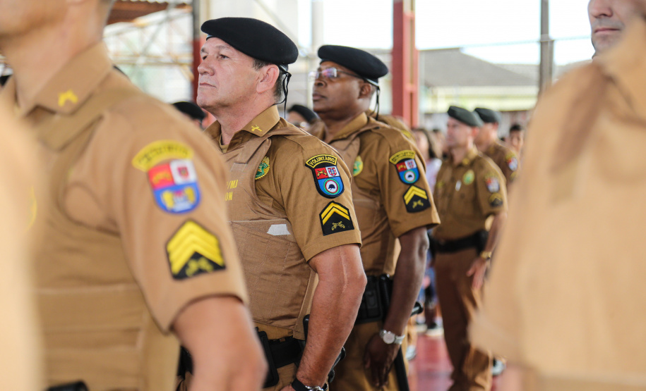 O governador Carlos Massa Ratinho Junior lança o programa Escola Segura. Foz do Iguaçu, 09/05/2019 - Foto: Geraldo Bubniak/ANPr