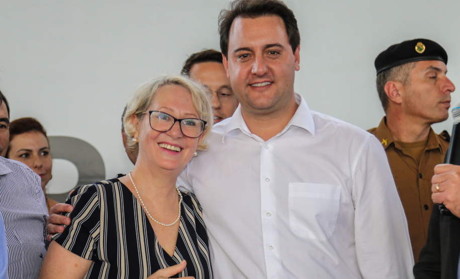 O governador Carlos Massa Ratinho Junior lança o programa Escola Segura. Foz do Iguaçu, 09/05/2019 - Foto: Geraldo Bubniak/ANPr