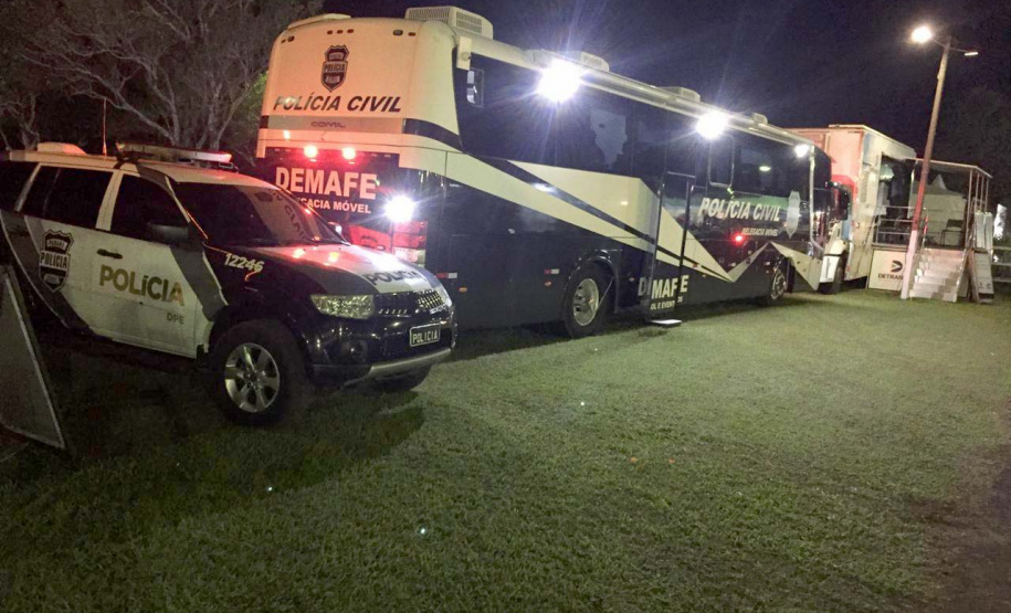 A Polícia Civil do Paraná (PCPR) irá oferecer, entre os dias 9 e 19 de maio, dentro da área da Expoingá, serviços de delegacia móvel e experiência de tiro em estande para os visitantes.Foto: Divulgação/PCPR