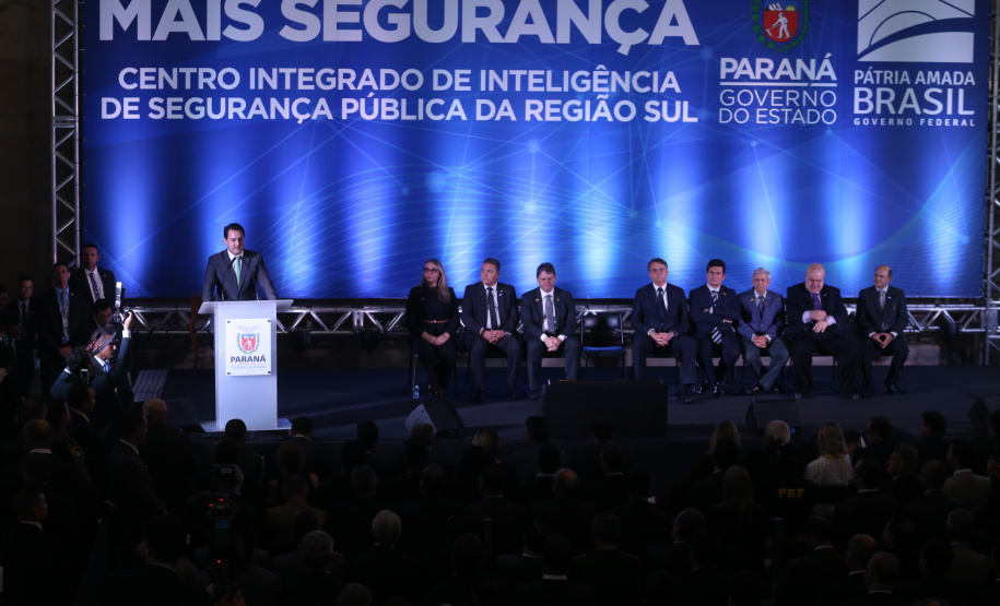 Governador Carlos Massa Ratinho Junior, recebe Presidente Jair Bolsonaro.
Foto Gilson Abreu/ANPr