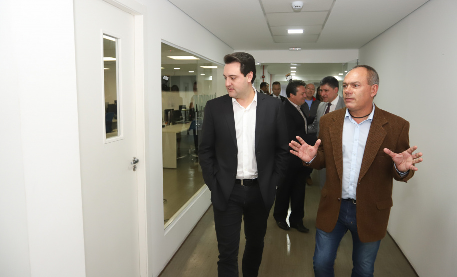 A TV Paraná Turismo foi lançada nesta segunda-feira (13), no Canal da Música, em Curitiba, sede da emissora, com a presença do governador Carlos Massa Ratinho Junior. A estreia da grade será nesta terça-feira, às 20 horas, com o programa AgroTur, dedicado ao turismo rural.. Curitiba,13/05/2019 Foto: Rodrigo Felix Leal/ ANPr