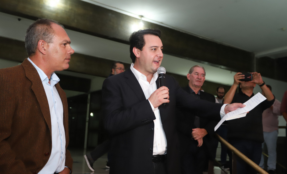 A TV Paraná Turismo foi lançada nesta segunda-feira (13), no Canal da Música, em Curitiba, sede da emissora, com a presença do governador Carlos Massa Ratinho Junior. A estreia da grade será nesta terça-feira, às 20 horas, com o programa AgroTur, dedicado ao turismo rural.. Curitiba,13/05/2019 Foto: Rodrigo Felix Leal/ ANPr