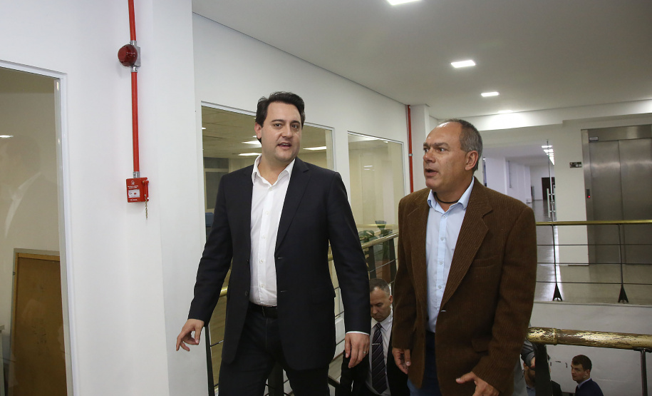 A TV Paraná Turismo foi lançada nesta segunda-feira (13), no Canal da Música, em Curitiba, sede da emissora, com a presença do governador Carlos Massa Ratinho Junior. A estreia da grade será nesta terça-feira, às 20 horas, com o programa AgroTur, dedicado ao turismo rural.. Curitiba,13/05/2019 Foto: Jaelson Lucas/ ANPr