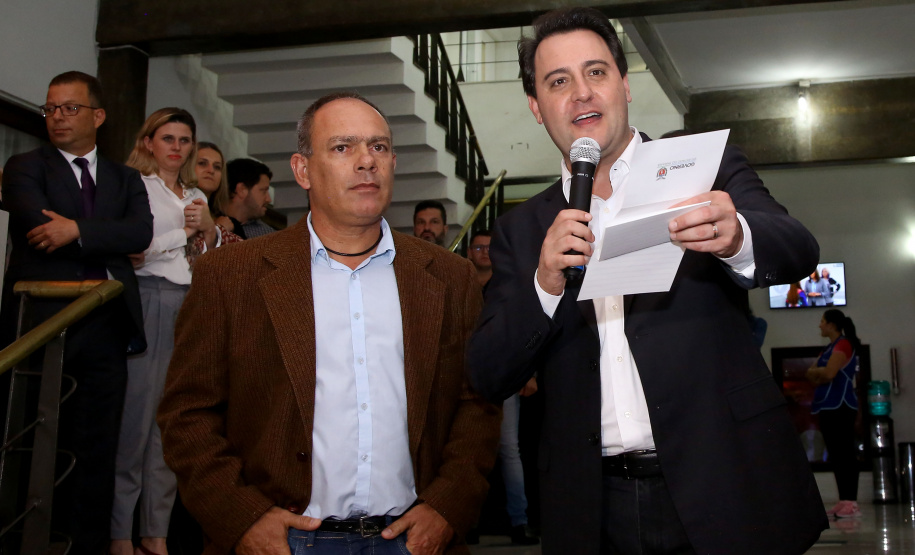 A TV Paraná Turismo foi lançada nesta segunda-feira (13), no Canal da Música, em Curitiba, sede da emissora, com a presença do governador Carlos Massa Ratinho Junior. A estreia da grade será nesta terça-feira, às 20 horas, com o programa AgroTur, dedicado ao turismo rural.. Curitiba,13/05/2019 Foto: Jaelson Lucas/ ANPr