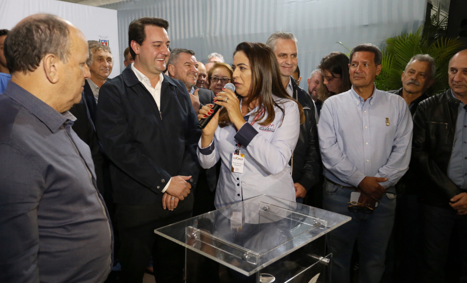 O governador Carlos Massa Ratinho Junior destacou, no ato de transferência da sede da administração estadual para Maringá, no Noroeste do Paraná, que a iniciativa visa atender as demandas da região e tornar o Governo mais acessível para a população. O município irá sediar o Poder Executivo até sexta-feira (17). Foto: José Fernando Ogura/ANPr