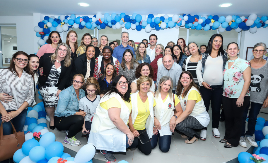 O governador Carlos Massa Ratinho Junior também inaugurou nesta quinta-feira (16) o CMEI José Prestes Neto, no Jardim Alvorada, em Maringá. O prédio de 3 mil metros quadrados tem capacidade para até 500 alunos do berçário ao 5° ano.Foto Rodrigo Felix Leal/ANPr