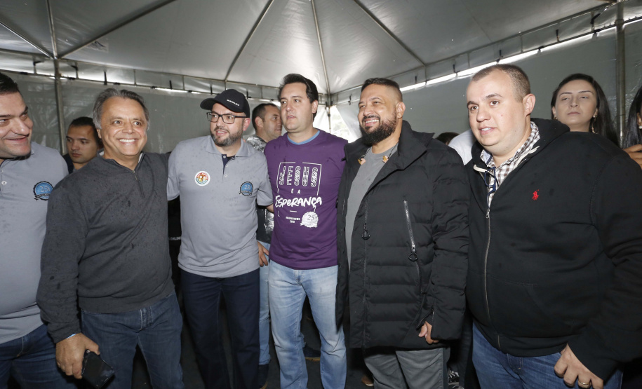 O governador Carlos Massa Ratinho Junior participa da Marcha para Jesus.Curitiba, 18-05-19Foto: Arnaldo Alves