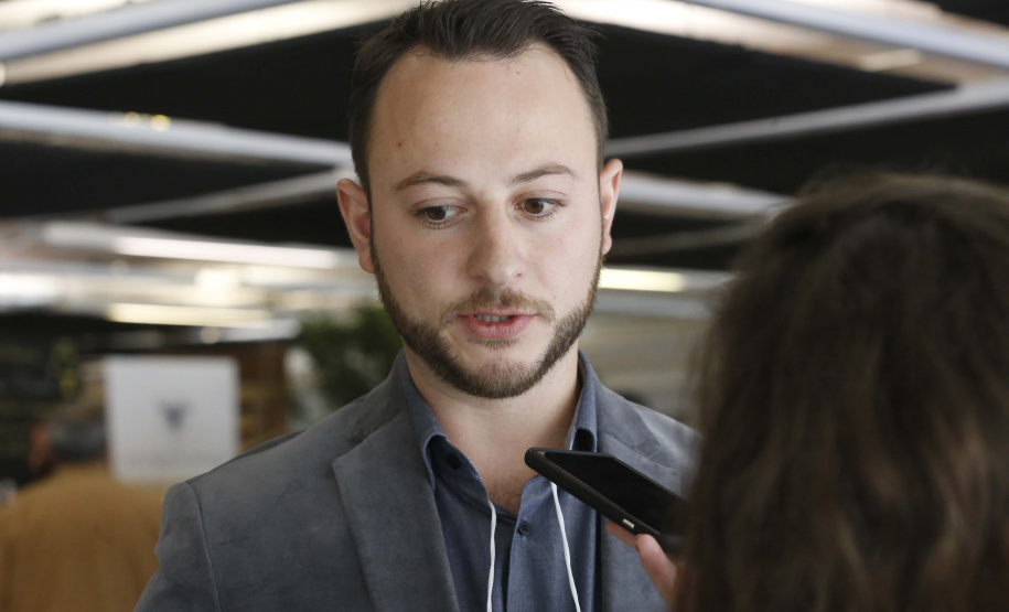 Festival de Vinhos Paranaenses. N/F: Joel Ferrari, enólogo da Serra Gaucha.Curitiba, 18-05-19.Foto: Arnaldo Alves / ANPr